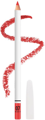 MYEONG Professional Powder Red Matte Super Matte Lip Liner Pencil(Powder Red)
