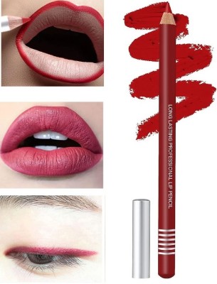 BLUEMERMAID HIGH PIGMENT RED MATTE LIP & EYELINER PENCIL(RED)