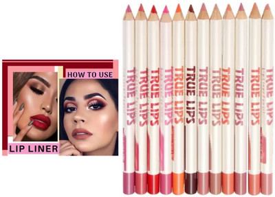 Amaryllis Professional True Lip Liner(Multicolour)