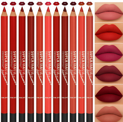 BLUSHIS Colorite Lip Pencil Long Lasting Smudge Proof Enriched&Vitamin E Glides Smoothly(Multicolour)