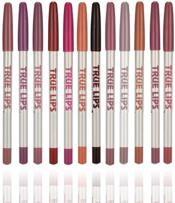 NADJA Lip Liner Pencil Set - 12 Colors Long Lasting Lip Liner High Pigmented(MULTICOLORED)