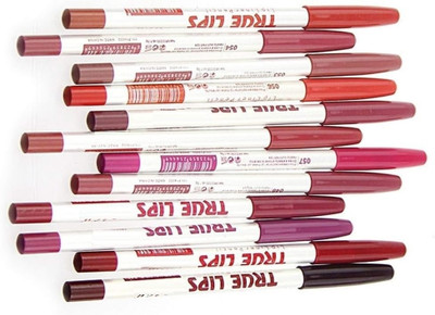 Amaryllis Soft Matte Lip Liner Pencil Set, Smooth(Multicolour)