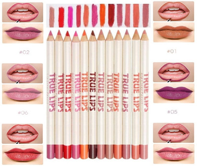 tanvi27 Pro Smudge & Water proof Eye Brown, Lip-liner & Eyeliner Multi Use Pencils(MULTI COLOR)