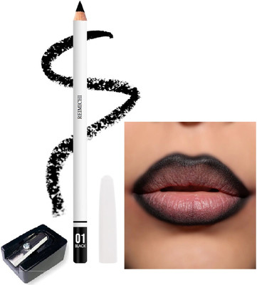 REIMICHI Highly Pigmented, One Swipe Smooth Application Matte Lipliner(Black)