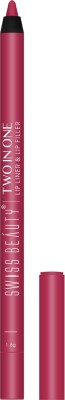 SWISS BEAUTY Two in One Lip Liner & Lip Filler berry Rose 05(Berry Rose)