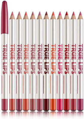 MYEONG Lips Set of 12 Creamy Lip Liner Pencils(multi color)