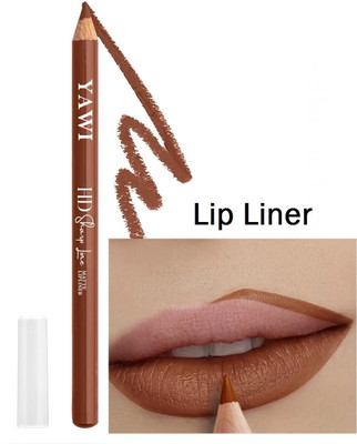 YAWI Smooth Matte Lip Pencil for Women-, Smudge Proof Waterproof Ultimate Formula(MUDDY BRICK ( LIGHT BROWN ))