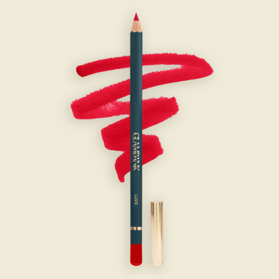 GLAMBANK Precise Contour - Lip Pencil -Love- Matte, Waterproof & Long-Lasting(Red)