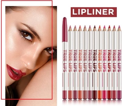 LILLYAMOR HD Lip Liner Pencil Set | Long Lasting, Waterproof(MULTICOLORED)