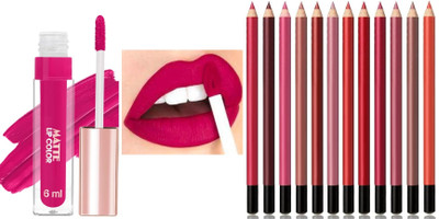 GABBU Waterproof Matte Lip Liner Set Lipliner Long Lasting lipstick1(MULTICOLOR)