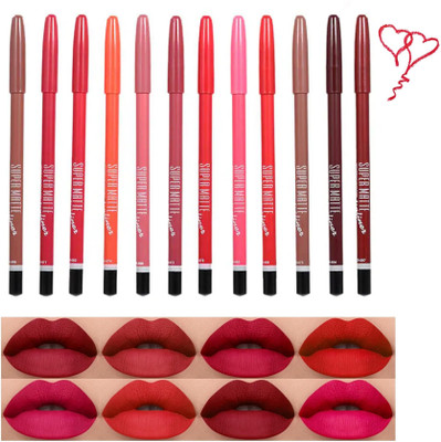 Libline Matte Finish, WaterProof, One Swipe Smooth Application, Lip Pencil(MUTICOLOR)