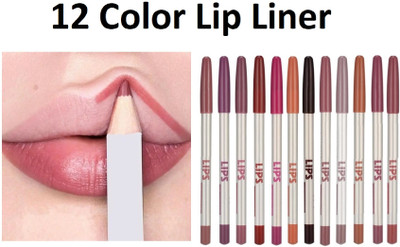 JANOST HD Matte Lip Liner | One Swipe Smooth Application | Long Lasting(MULTICOLORED)