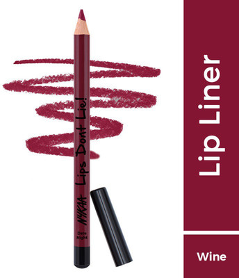 NYKAA Lips Don't Lie! Waterproof Line & Fill Lip Liner Date Night16(Wine)