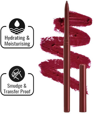 BLUEMERMAID CRAYON DEEP RED LIP LINER MATTE FINISH(DARK RED)