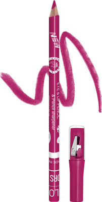 COLORS QUEEN 2 in 1 Eyeliner & Lip Liner Pencil with Sharpener Long Lasting Matte Lip Pencil(Pink)
