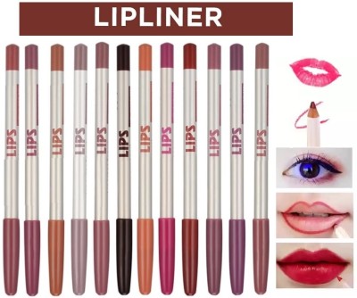 LILLYAMOR Long Wear Perfect Lip Liner, Waterproof Sweat-Proof(MULTI COLORED)