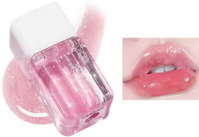 HUZURLU New Color Changing Liquid Lip Tint for Dry & Chapped Lips(4 ml, pink)