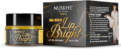 Nuskhe By Paras Lip Bright - Lip Peel of Mask(Golden)