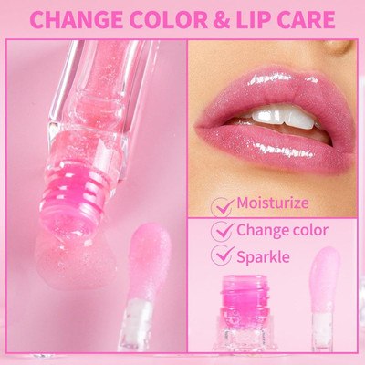 Jiwoo Korean Shimmer Matte Color Changing Lip Oil(3 ml, pink)