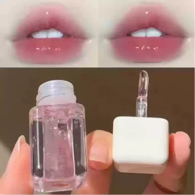 HUZURLU Moisturizing Color Changing Lip Oil Gloss Tint For Dry And Chapped Lips(4 ml, pink)