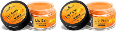 PARK DANIEL Mango Extract Lip Balm For Dry, Cracked & Chapped Lips - Pack of 2 Unit of 15gm(30 g, Assorted)