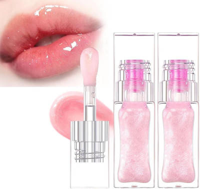 REIMICHI Soft Simmer Glossy Lip Gloss Non Sticky and Hydrating(pink)