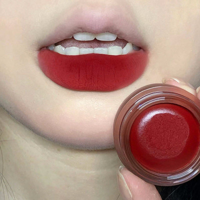 WOONGMI Creamy Matte Lip & Cheek Tint Blush For All Skin Type(Red, 10 g)