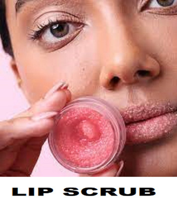 Lui Pui strawberry lip scrub best for dry lips PACK OF 1(RED)