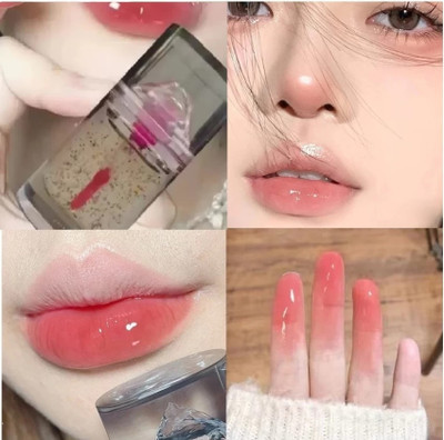 GFSU - GO FOR SOMETHING UNIQUE Lip Oil Gloss Color Change Tint for Dry & Chapped Lips(pink)