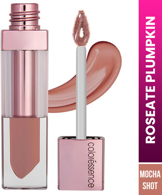 COLORESSENCE Roseate Plumpkin-Tinted Lip Plumping Gloss|Non Sticky & Hydrating|Fuller Lips P3(MOCHA SHOT)