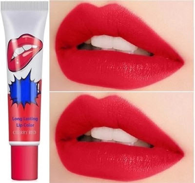 HUZURLU New PEEL OFF MASK STAIN LONG LASTING WATERPROOF PEEL OFF LIP STAIN-02(NEW RED)