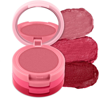 manasona 3-In-1 Lip & Cheek Tint - Pink, Seamless Finish, Smooth & Blendable Lip Stain Lip Stain(4.5 g)