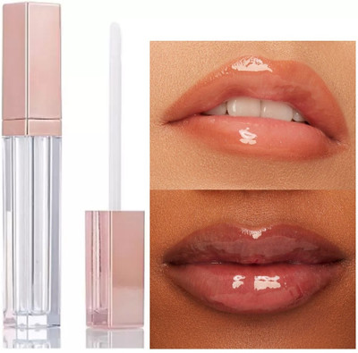 GABBU ip Gloss | Lightweight | Glossy Finish | Non-sticky(6 ml, Transparent)