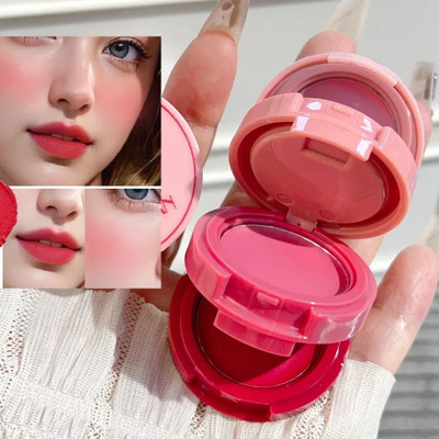 manasona Korean 3-In-1 Lip & Cheek Tint - Pink, Seamless Finish, Smooth & Blendable Lip Stain(4.5 g)