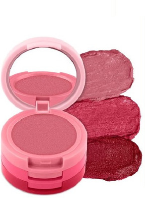 HUZURLU 3-In-1 Lip Tint & Cheek Tint,For Lips, Eyelids & Cheeks Lip Stain(3 g)