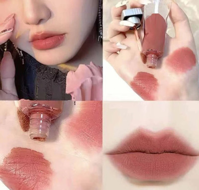 WOONGMI Matte Lipstick Velvet Transparent Lip Glaze Pigment Lip Stain(4.5 ml)