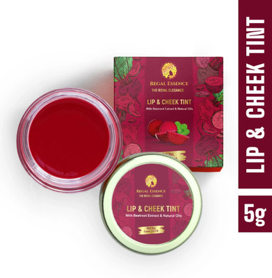 Regal Essence Lip & Cheek Tint | Blush with Beetroot Extract | Long Lasting, & Matte Finish Lip Stain(5 g)