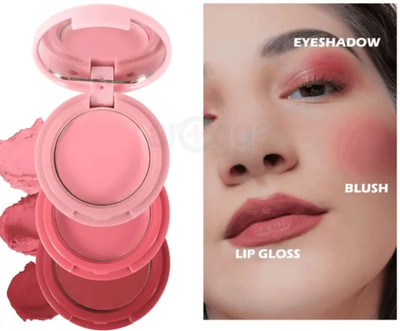 HUZURLU New 3 in1 Tint for Lips | Cheeks & Eyelids Lip Stain(3 g)