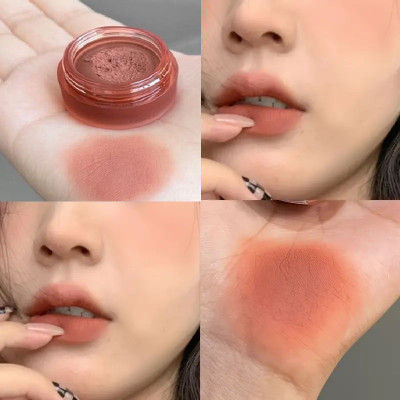 MYEONG 3 in 1 Multi Pot For Lips, Cheeks, & Eyelid Gives a Makeup Natural Look(Mocha Brown)