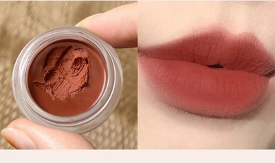 manasona Mud Tint for Lips Waterproof Longlasting Plumping Brown Lip Tint Lip Stain(8 g)