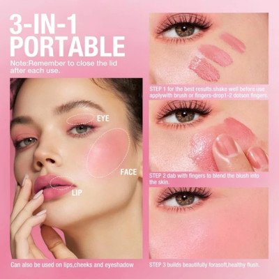 tanvi27 Lip, Cheek And Eyeshadow Tint With Goodness Of Vitamin E Lip Stain(8 g)