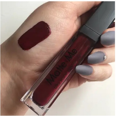 Arcanuy Make Up Matte Me Lip Cream-Maroon(MAROON, 6 ml)