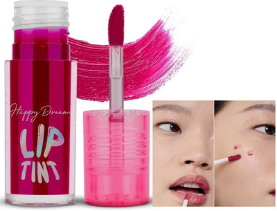 Yuency pink Liquid Lip and Cheek Tint Lip Stain(3.7 g)