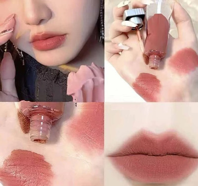WOONGMI Best Matte Lipstick Velvet Transparent Lip Glaze Pigment Lip Stain(4.5 ml)