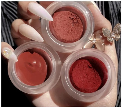 MYEONG Matte Lip Tint Makeup Velvet Texture Lip and Cheek Tint Lip Stain(30 g)