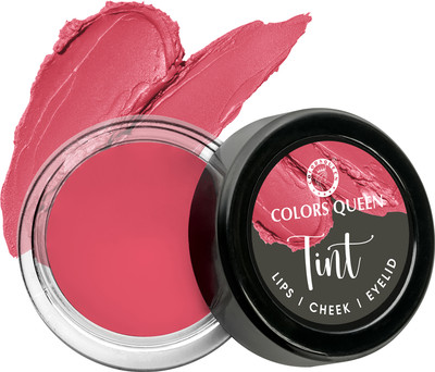 COLORS QUEEN Lip Tint & Cheek Tint with Richness of Jojoba Oil and Vitamin E Night Queen(Pack of: 1, 8 g)