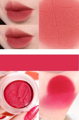 YAWI Creamy Matte Lip & Cheek Tint Blush For All Skin Type Lip Stain pink(pink, 10 g)