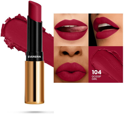 EVERERIN Non Transfer Lipstick, 24 Hour Long Lasting and Waterproof (GOSSIP GIRL) Lip Stain(3.5 g)
