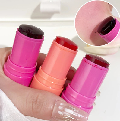 ADJD Cheeks Moisturized Jelly Face brightening blush Stick Lip Stain(15 g)