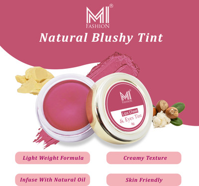MI FASHION The Ultimate Lip Tint With Trendy Color for Lasting Color and Shine on Your Eyes Lip Stain(8 g)
